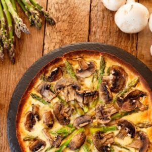 Wild Mushroom and Asparagus Pie
